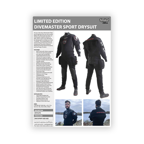 Limited Edition Divemaster Data Sheet