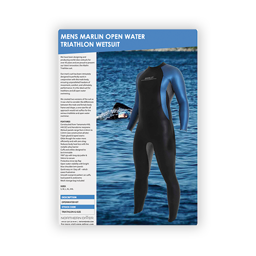 Marlin Mens Wetsuit Brochure