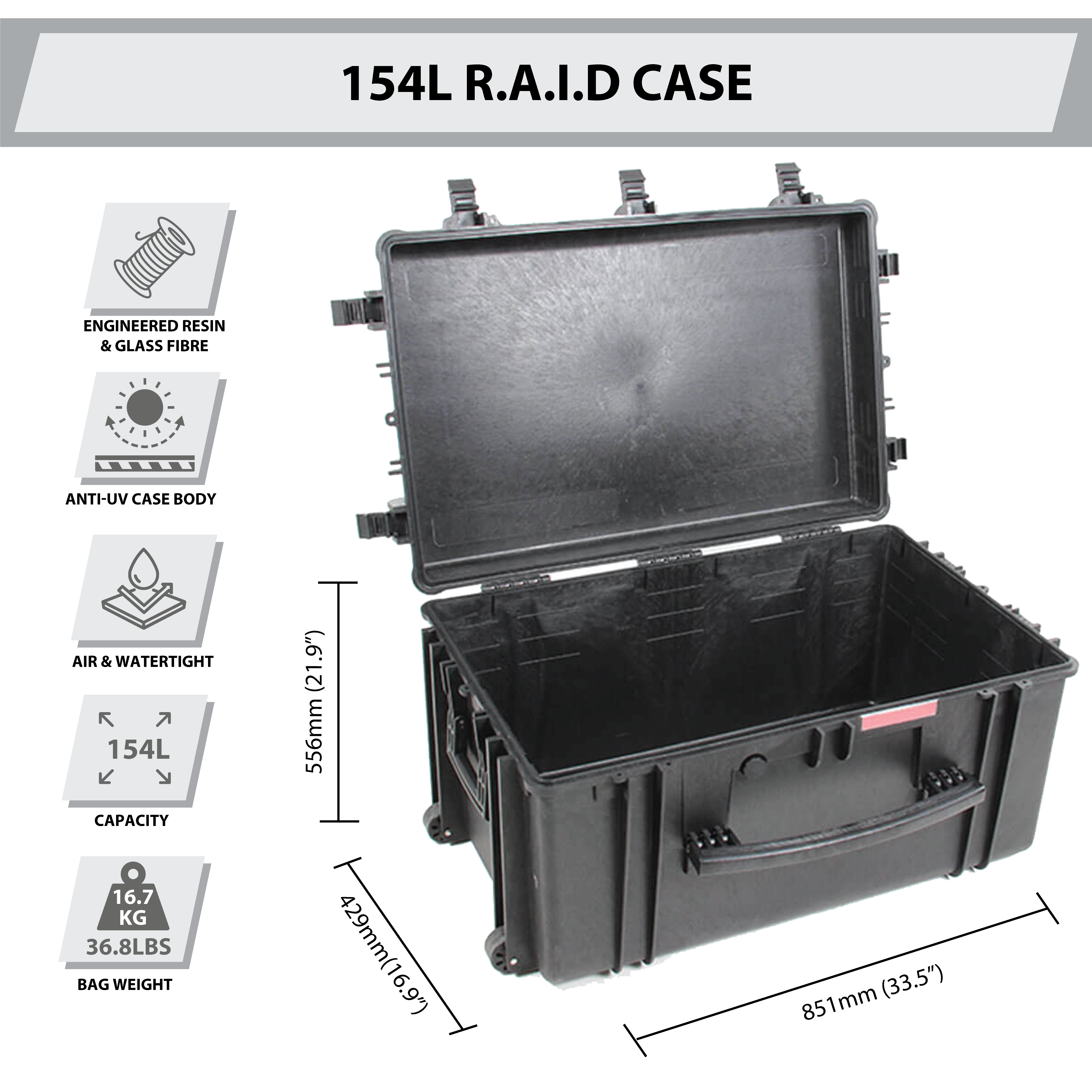 154L dimensions