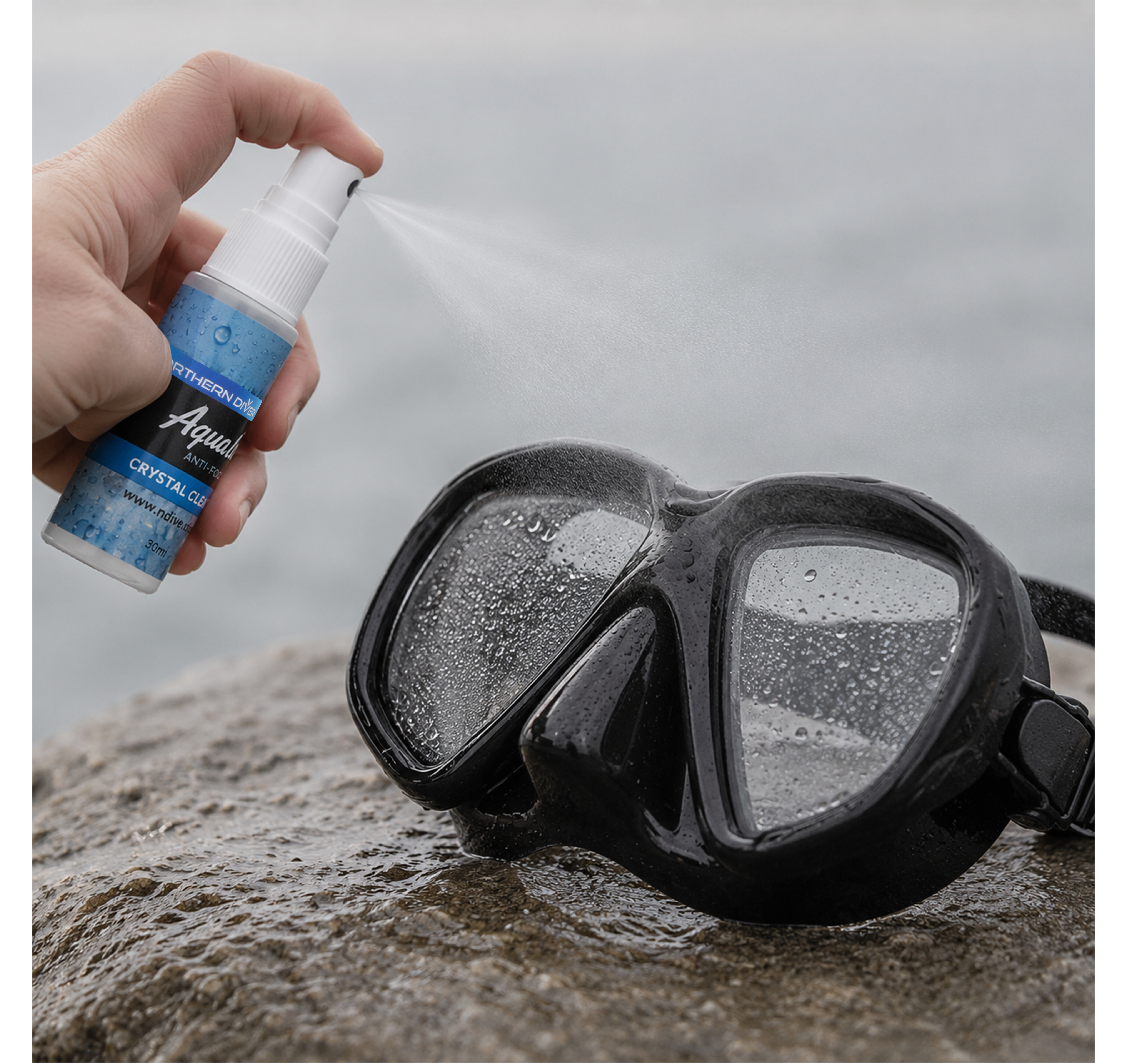 AquaClear | Spray on the goggles
