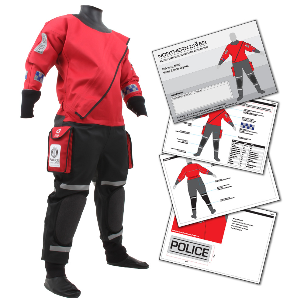 Scottish Police MTM Rescue Suit | Northern Diver 