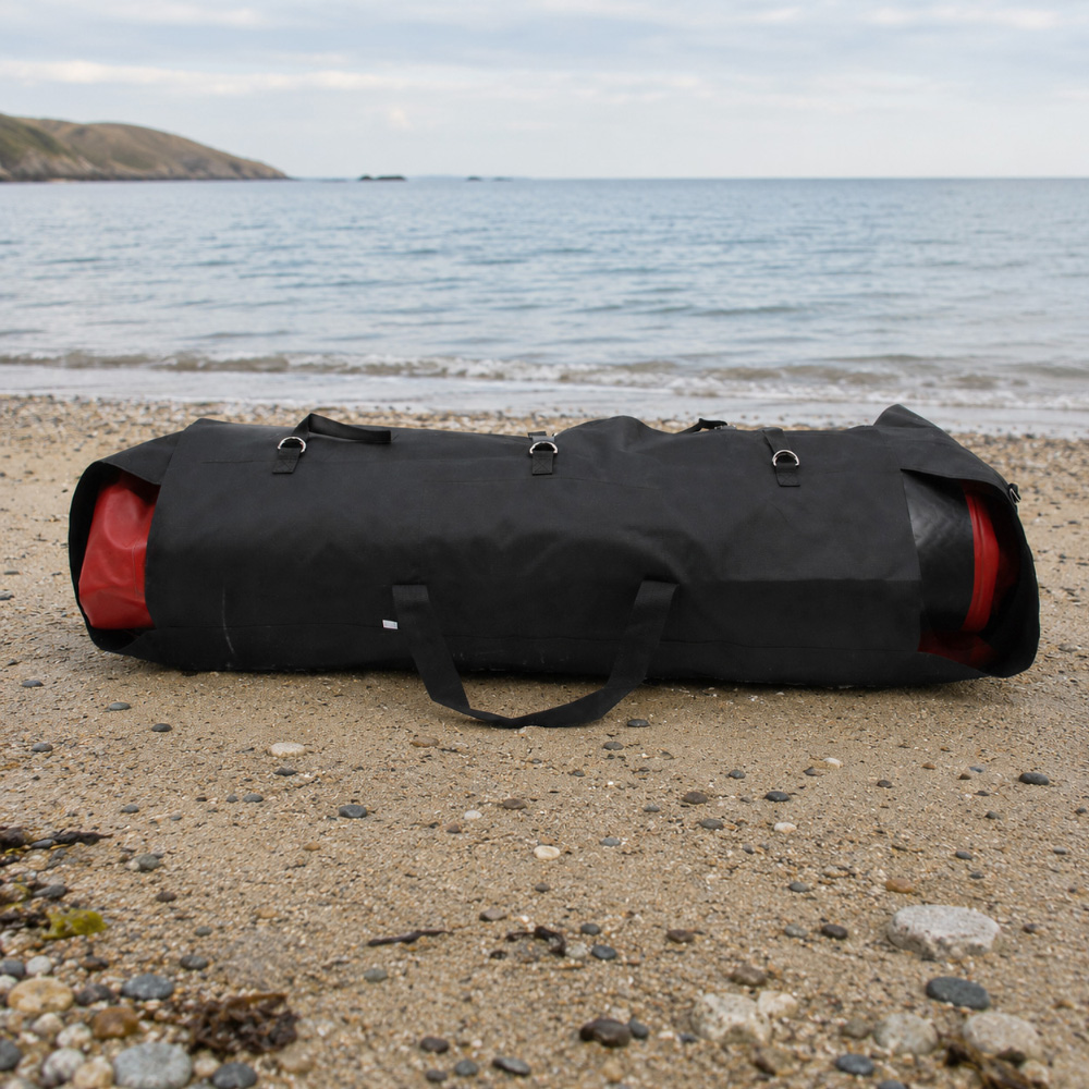 Boat storage bag outdoors 